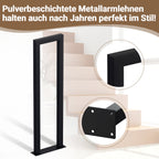 Cosmo Go Treppengeländer U-förmige Quadratisch Bodenmontage