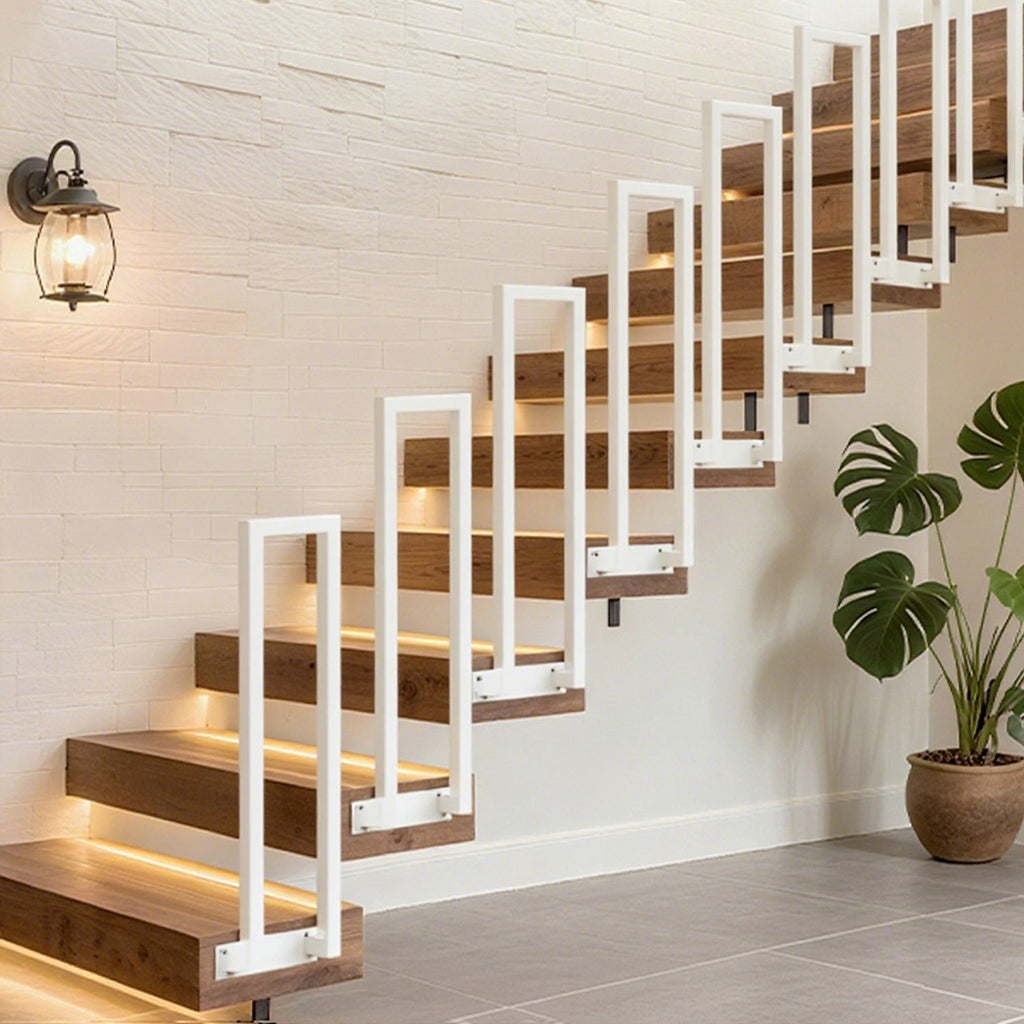 Cosmo Go Treppengeländer U-förmige Quadratisch Seitenmontage