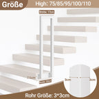 Cosmo Go Treppengeländer U-förmige Quadratisch Seitenmontage