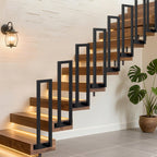 Cosmo Go Treppengeländer U-förmige Quadratisch Seitenmontage