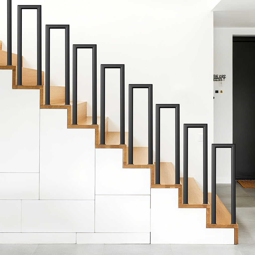 Cosmo Go Treppengeländer U-förmige Ellipsen Bodenmontage