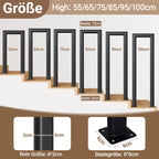 Cosmo Go Treppengeländer U-förmige Ellipsen Bodenmontage