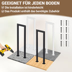 Cosmo Go Treppengeländer U-förmige Ellipsen Bodenmontage