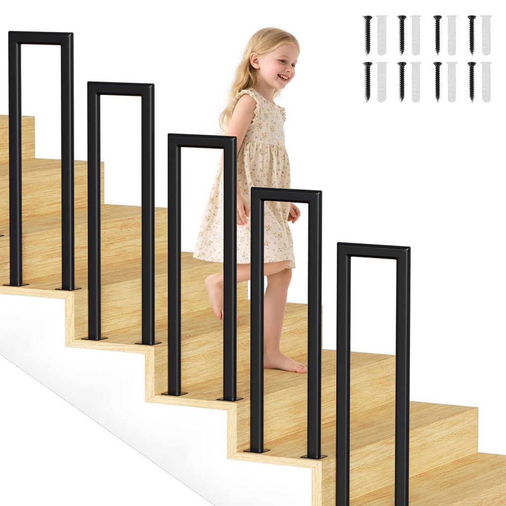 Cosmo Go Treppengeländer U-förmige Ellipsen Bodenmontage