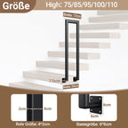 Cosmo Go Treppengeländer U-förmige Ellipsen Seitenmontage