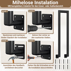 Cosmo Go Treppengeländer U-förmige Ellipsen Seitenmontage