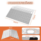 Cosmo Go Türschwellenrampe Rollstuhlrampe Aluminium Tragfähigkeit 270 kg