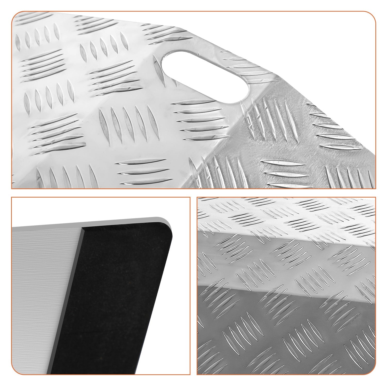 Cosmo Go Türschwellenrampe Rollstuhlrampe Aluminium Tragfähigkeit 270 kg