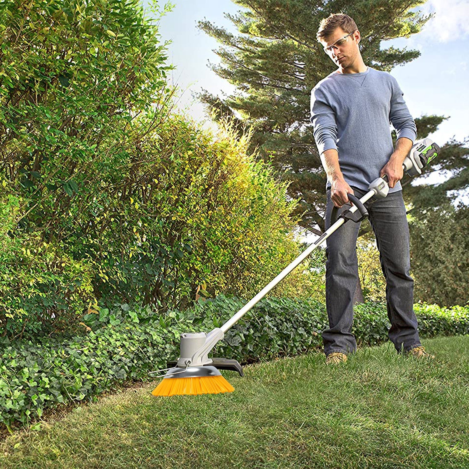 Cosmo Go Unkrautbürste für Freischneider Nylon Drahtbürste