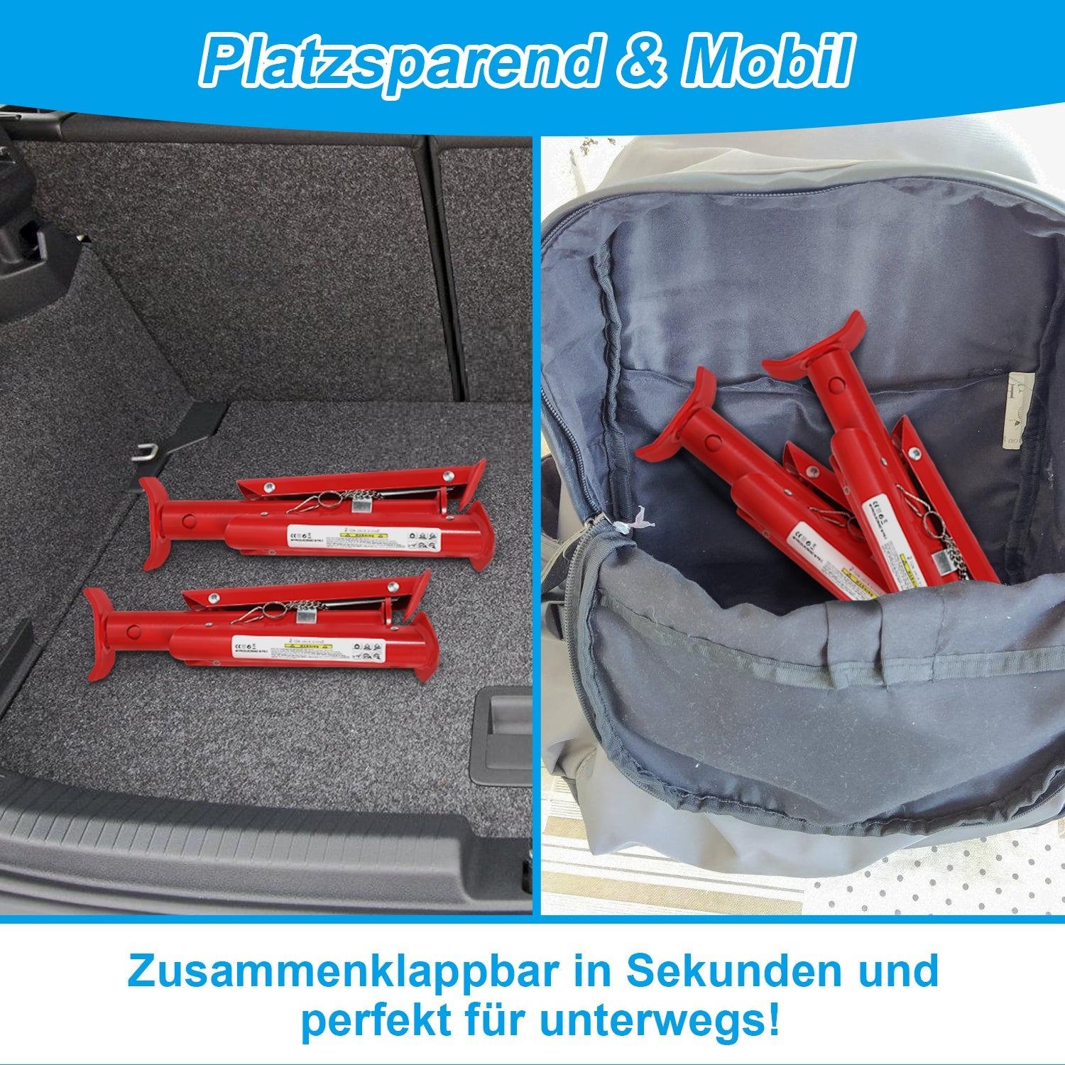 Cosmo Go 2T/3T Unterstellböcke Unterstellbock KFZ 2 Stück