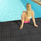 Cosmo Go WPC Terrassenfliesen 30x30 cm 11 Stück Set