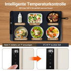 Cosmo Go Warmhalteplatte Elektrische Erwärmung Faltbare 65x38 cm