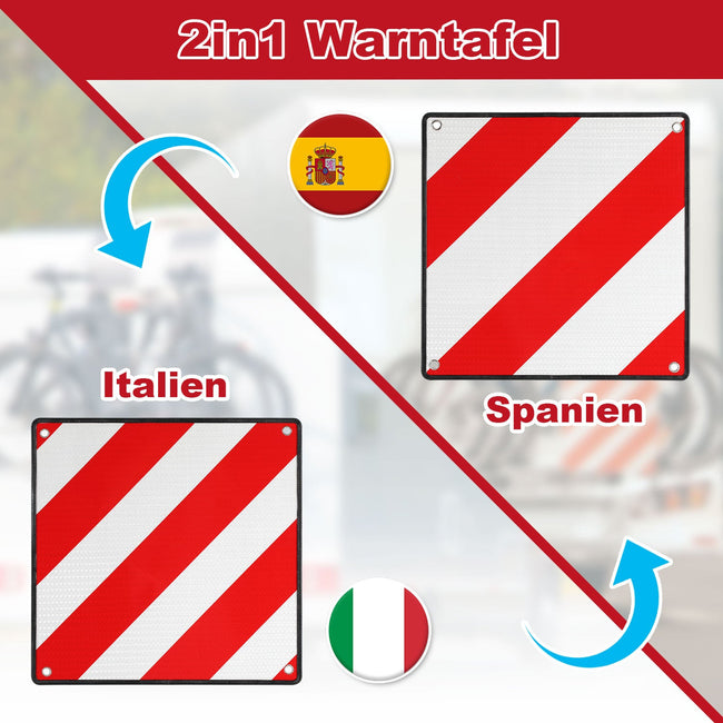 Cosmo Go 2 in 1 Warntafel für Italien und Spanien Main Image