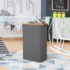 Cosmo Go Wäschekorb Waschesammler mit Deckel 100/145/160L