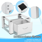 Cosmo Go Waschmaschinen Trockner Untergestell mit Schublade