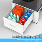 Cosmo Go Waschmaschinen Trockner Untergestell mit Schublade