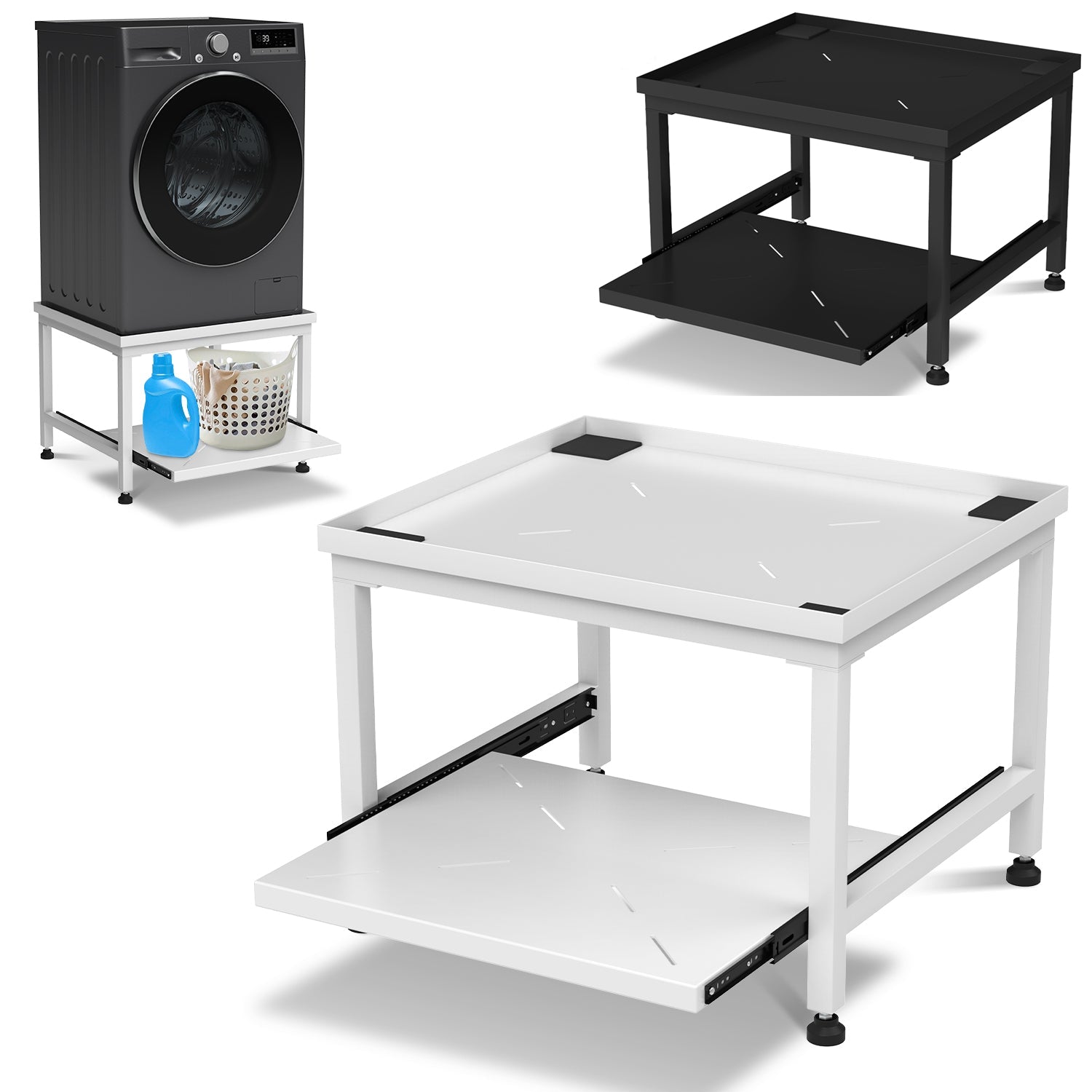 Cosmo Go Waschmaschinen Untergestell mit Ablage Tragfähigkeit 200kg