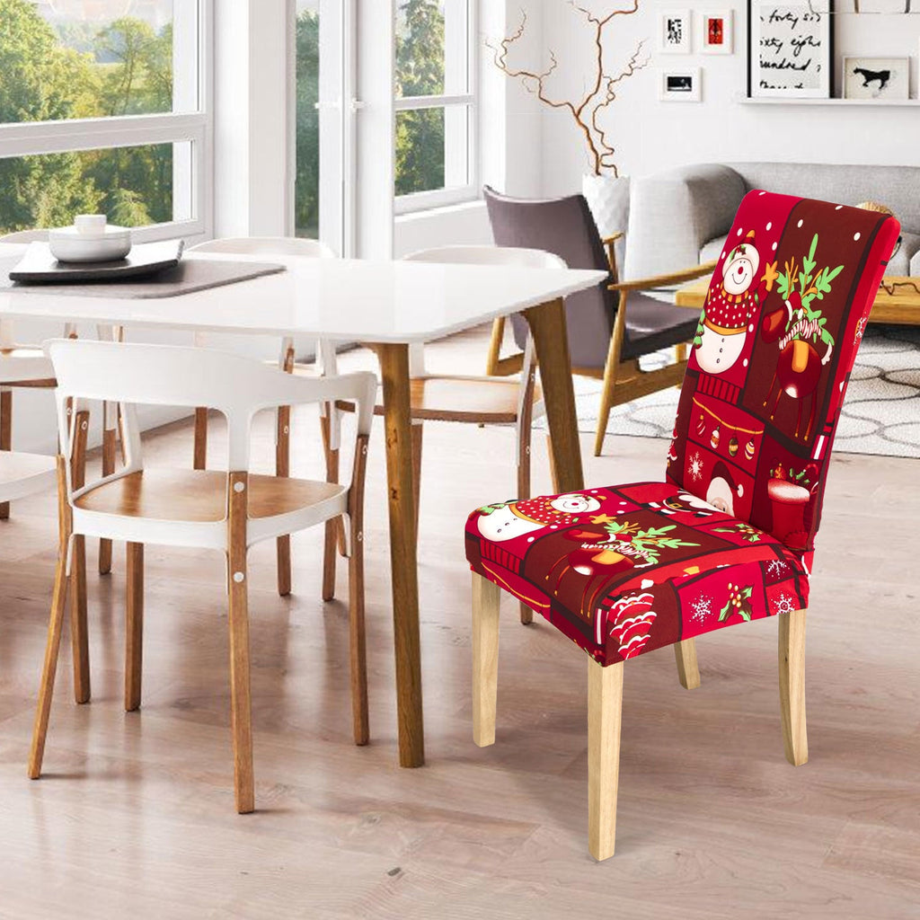 Cosmo Go Weihnachtliche Stuhlhussen Universelle 4er Set