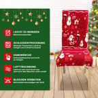 Cosmo Go Weihnachtliche Stuhlhussen Universelle 6er Set