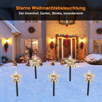 Cosmo Go 5 Pcs Sterne Weihnachtsbeleuchtung Gartenleuchte