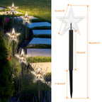 Cosmo Go 5 Pcs Sterne Weihnachtsbeleuchtung Gartenleuchte