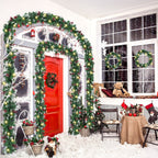 Cosmo Go Weihnachtsgirlande mit Beleuchtung und Deko, USB 2,7 m/5 m