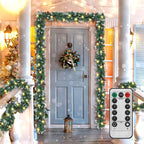 Cosmo Go Weihnachtsgirlande mit Beleuchtung und Deko, USB 2,7 m/5 m