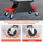 Cosmo Go Werkstatthocker Rollhocker mit Aufbewahrungsbox