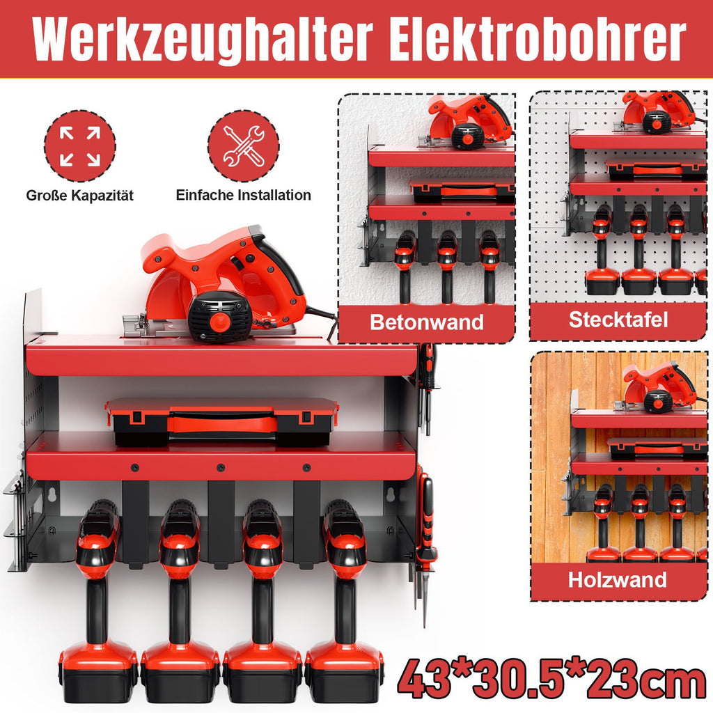 Cosmo Go Werkzeughalter Wandhalterung 70kg Tragen