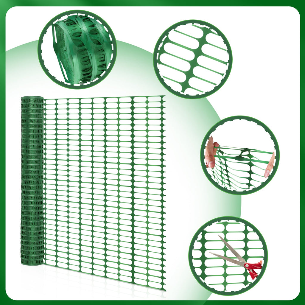 Cosmo Go Zaun Bauzaun Warnnetz Kunststoff 30m/50m/80m