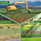 Cosmo Go Zaun Bauzaun Warnnetz Kunststoff 30m/50m/80m