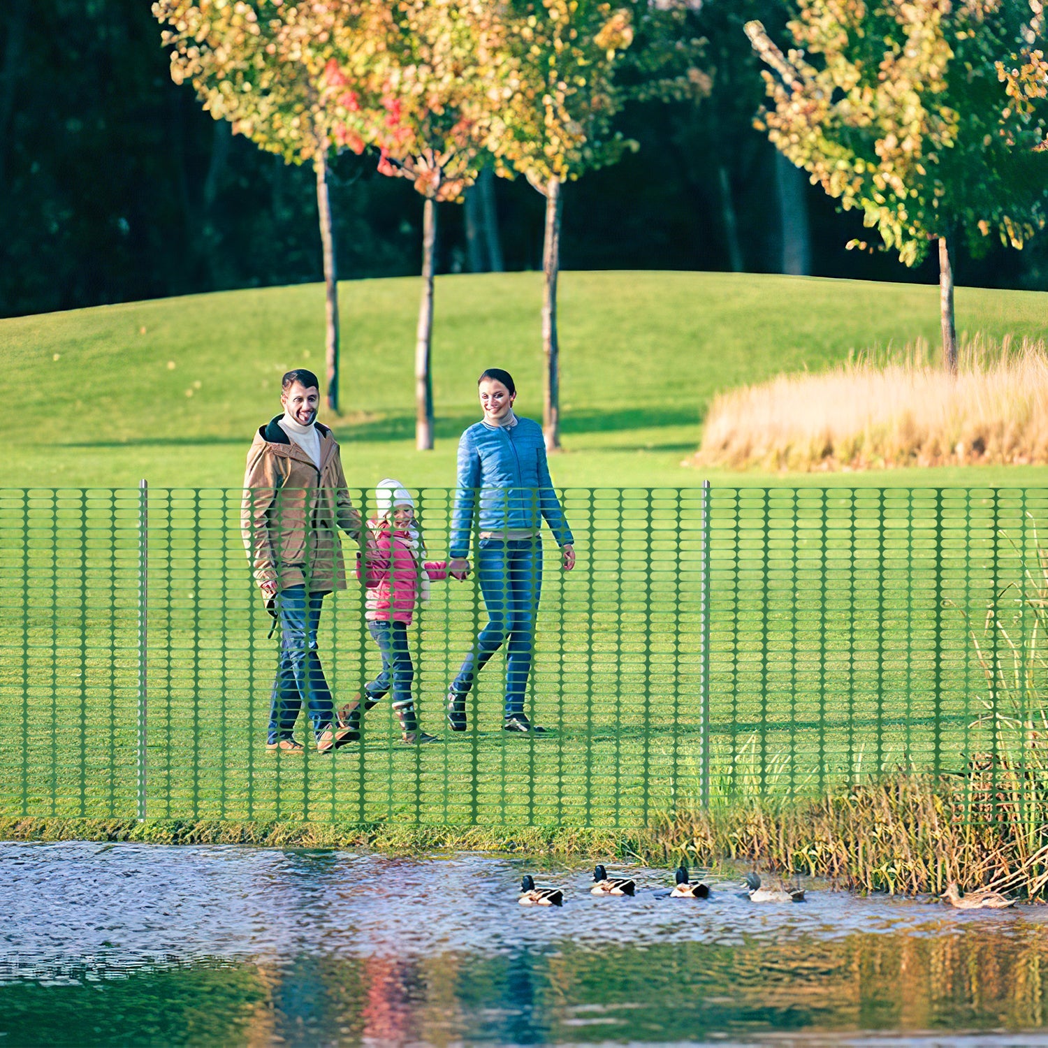 Cosmo Go Zaun Bauzaun Warnnetz Kunststoff 30m/50m/80m