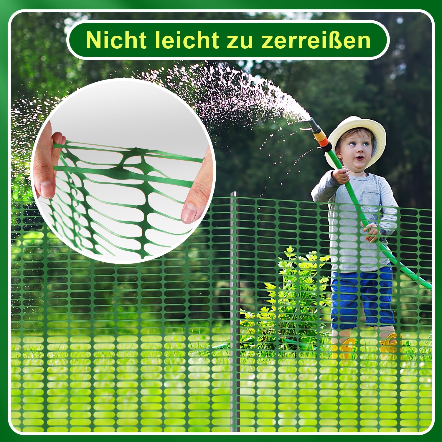 Cosmo Go Zaun Bauzaun Warnnetz Kunststoff 30m/50m/80m