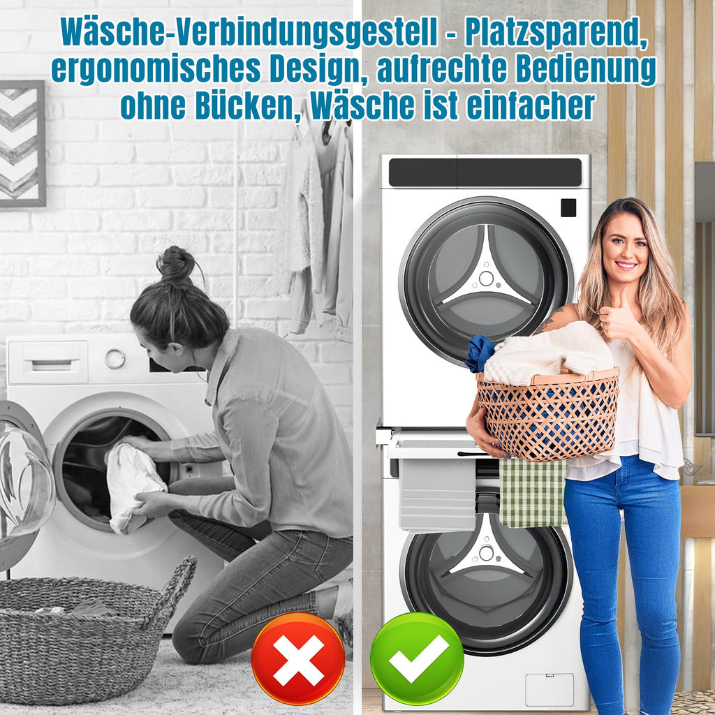 Cosmo Go Zwischenbaurahmen Waschmaschine Universal mit Ausziehbarer