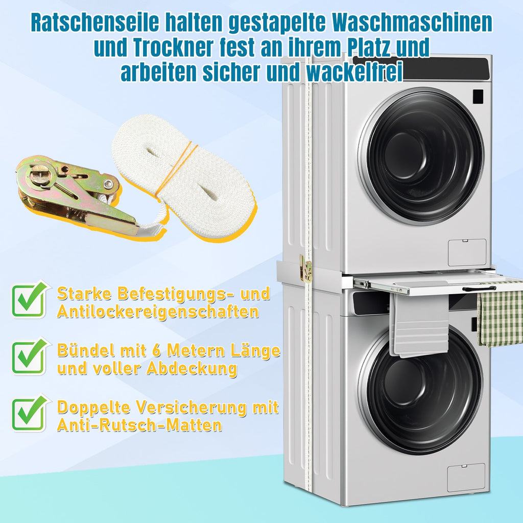 Cosmo Go Zwischenbaurahmen Waschmaschine Universal mit Ausziehbarer