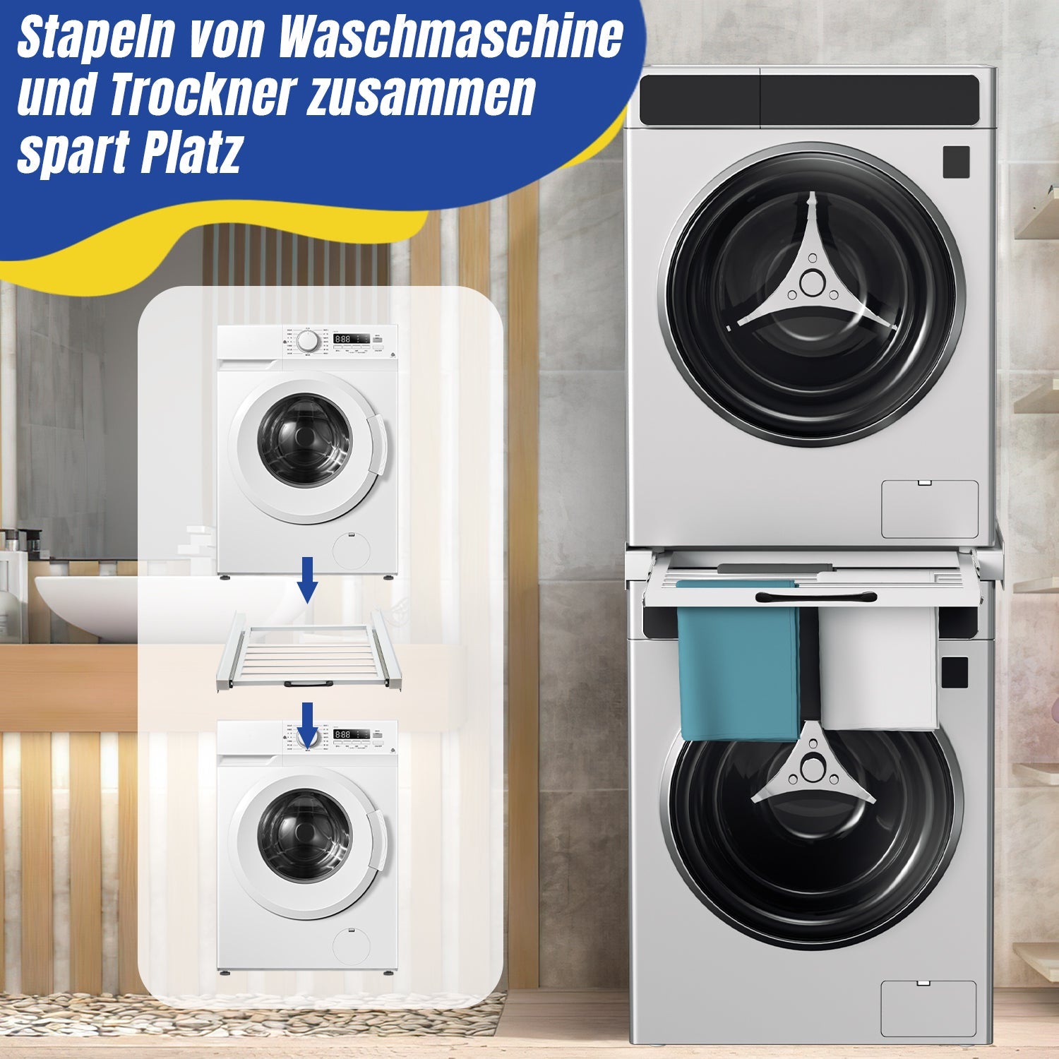 Zwischenbaurahmen Waschmaschine