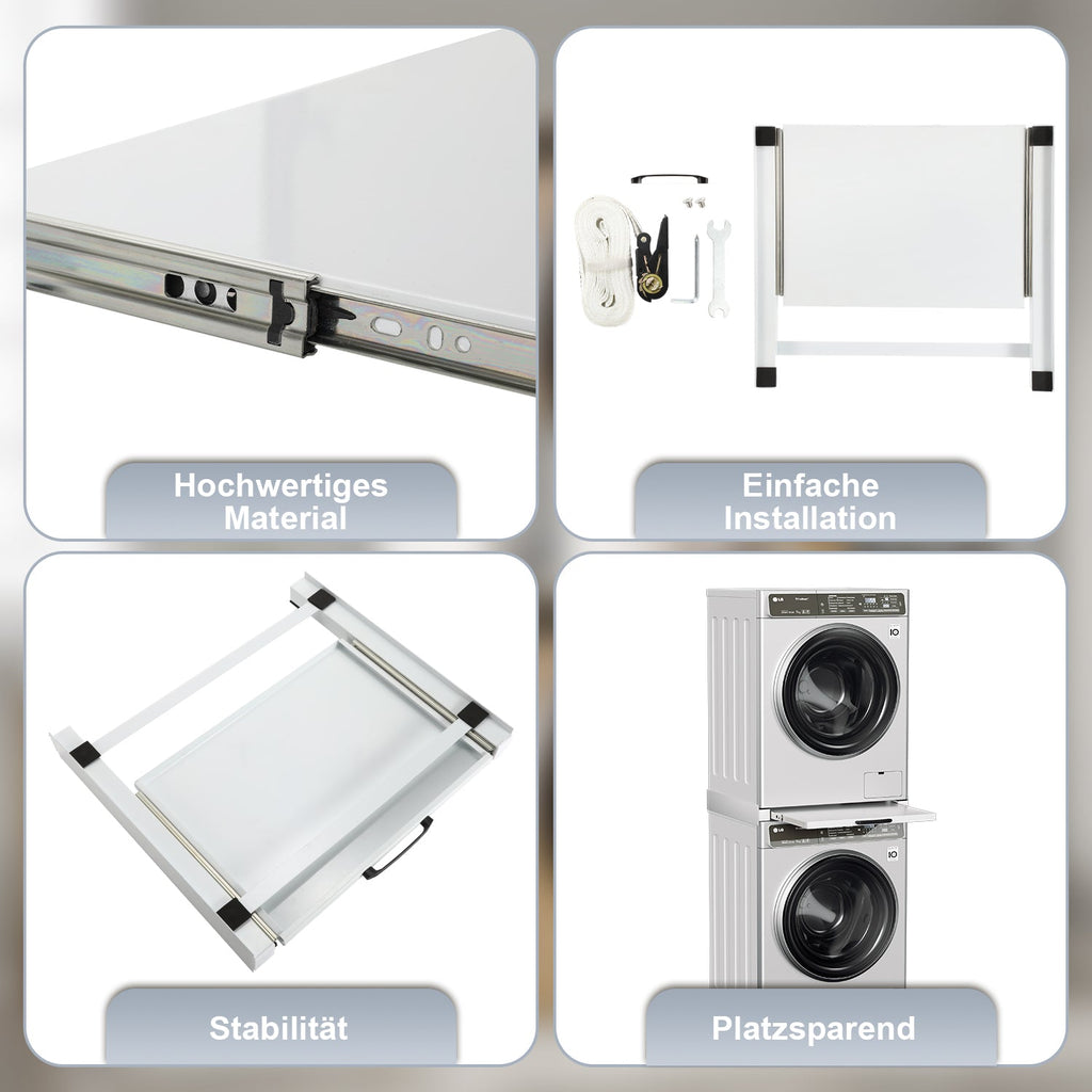 Zwischenbaurahmen für Trockner und Waschmaschine