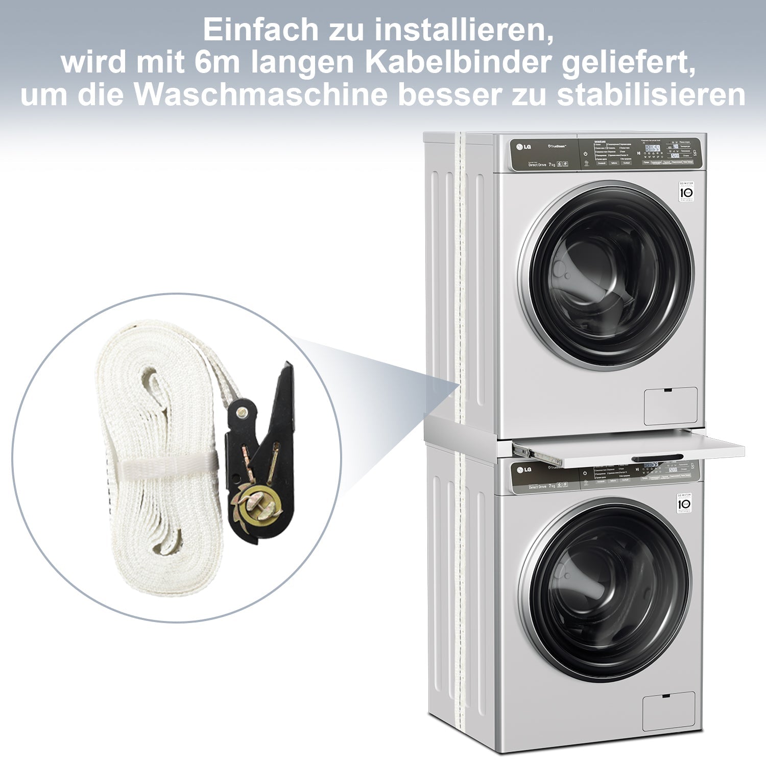 Zwischenbaurahmen für Trockner und Waschmaschine