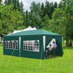 Cosmo Go Pavillon 3x6m Partyzelt Wasserdicht mit Seitenteilen