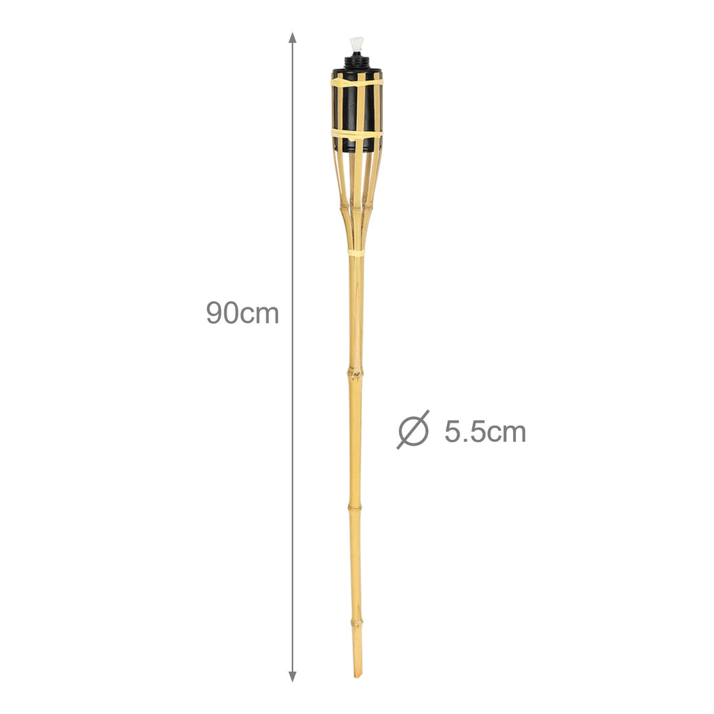 Cosmo Go 12er Set Gartenfackeln mit Docht