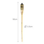 Cosmo Go 12er Set Gartenfackeln mit Docht