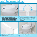 Cosmo Go Toilettensitzerhöhung 10 cm mit Deckel