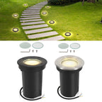 Cosmo Go LED Bodeneinbaustrahler 3W Warmweiß mit Mattierten Ersatzlinsen