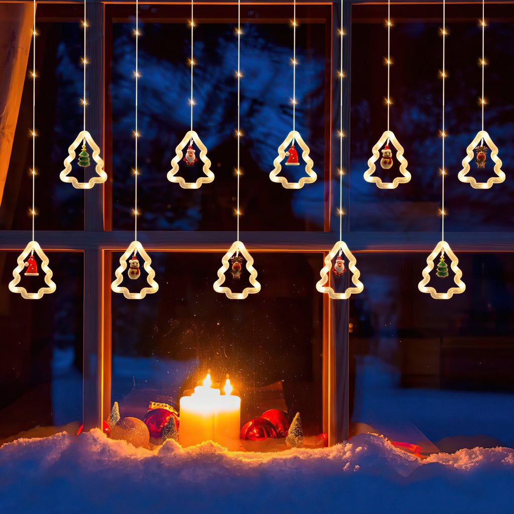 Cosmo Go LED Weihnachtsbeleuchtung Lichtervorhang 3M