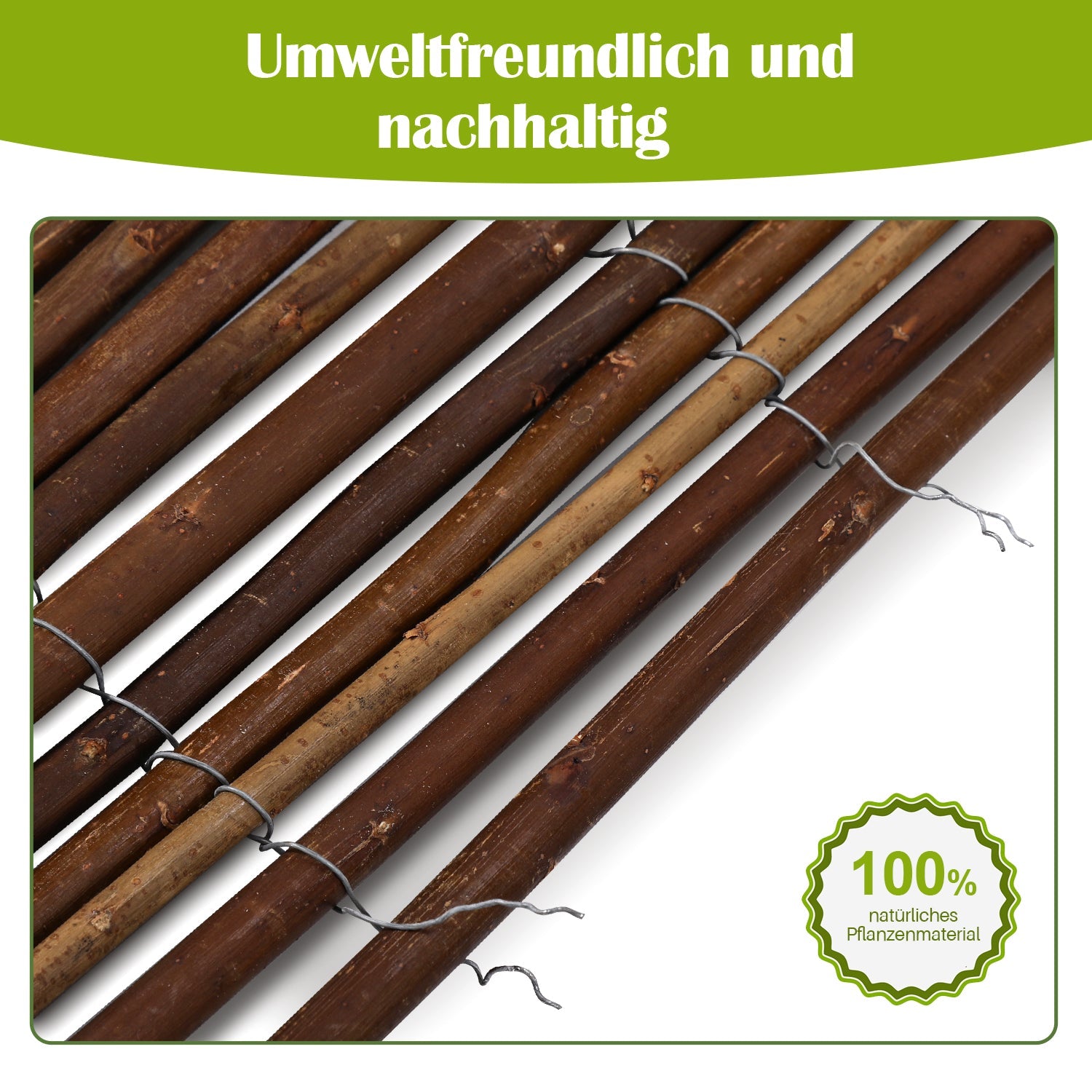 Cosmo Go Weidenzaun Weidenmatte Sichtschutz