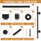 Cosmo Go Handlauf Treppe Edelstahl Handlauf Schwarz