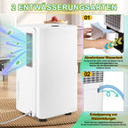 Cosmo Go Luftentfeuchter 16L mit Timerfunktion, Wäschetrockungsfunktion, Abtaufunktion