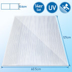 Cosmo Go Doppelstegplatte Gewächshaus Platten 4mm 14 Stück