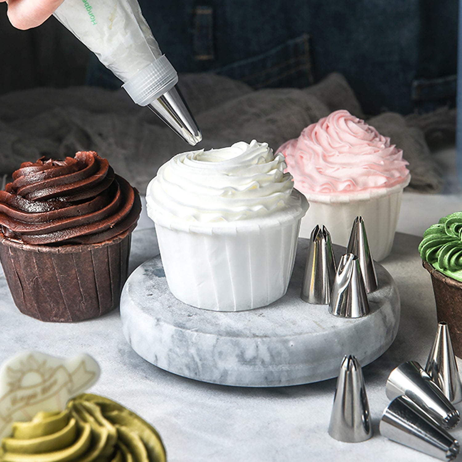 Cosmo Go 106 Teiliges Kuchen Spritztüllen Set