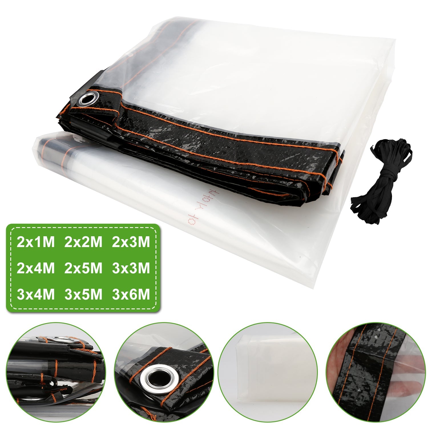 Cosmo Go Transparente Plane Wasserdichte mit ösen